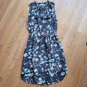 Rebecca Taylor Silk Floral Dress Size 6 Knee Length Summer Dress